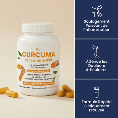 Curcuma Haute Biodisponibilité (Curcumine 95%)